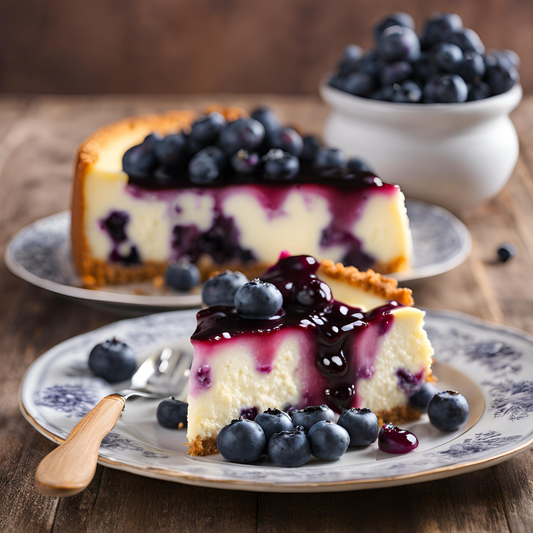 Blueberry Sea Moss Bliss Cheesecake
