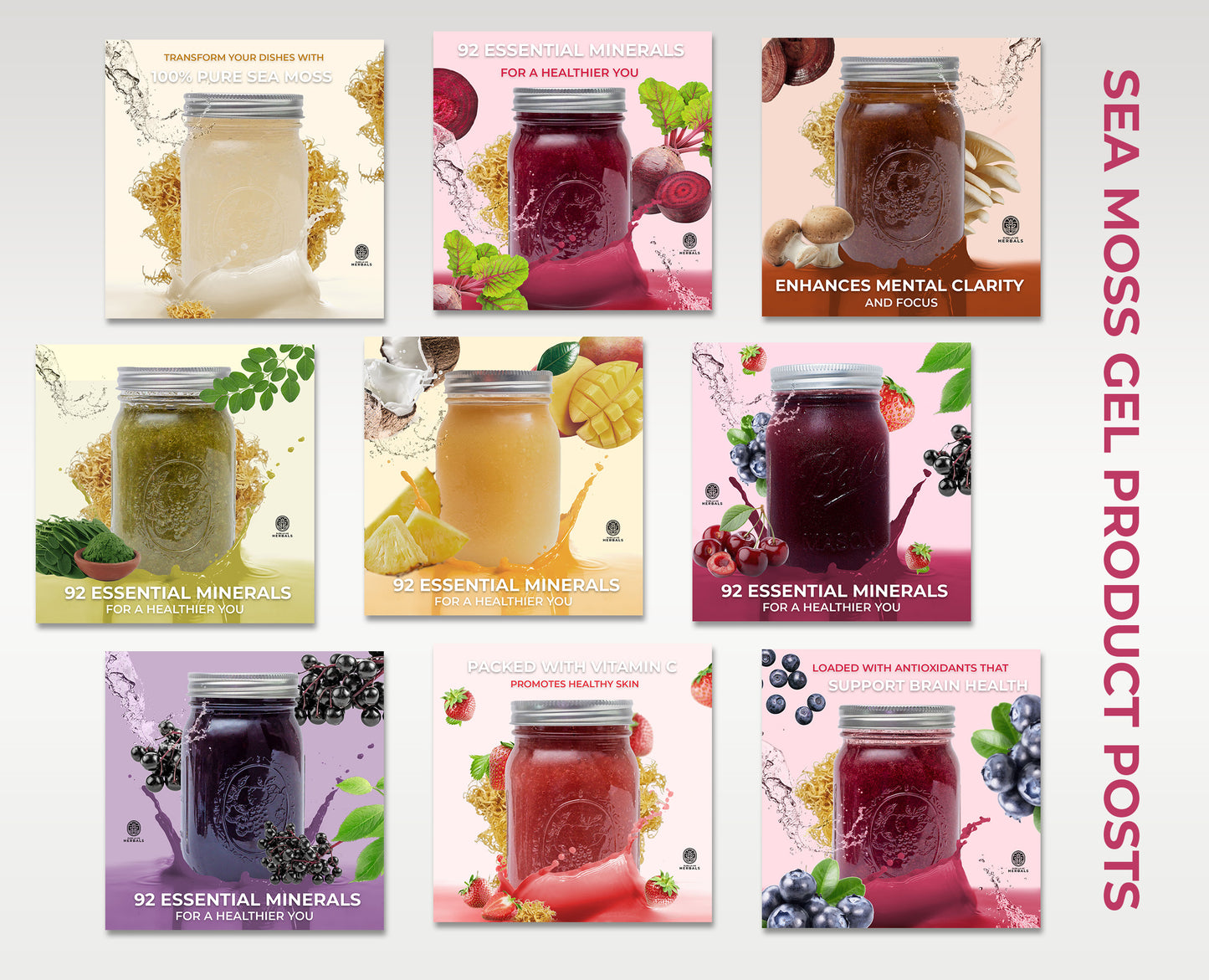 Customize Your Sea Moss Gel Bundle 16oz