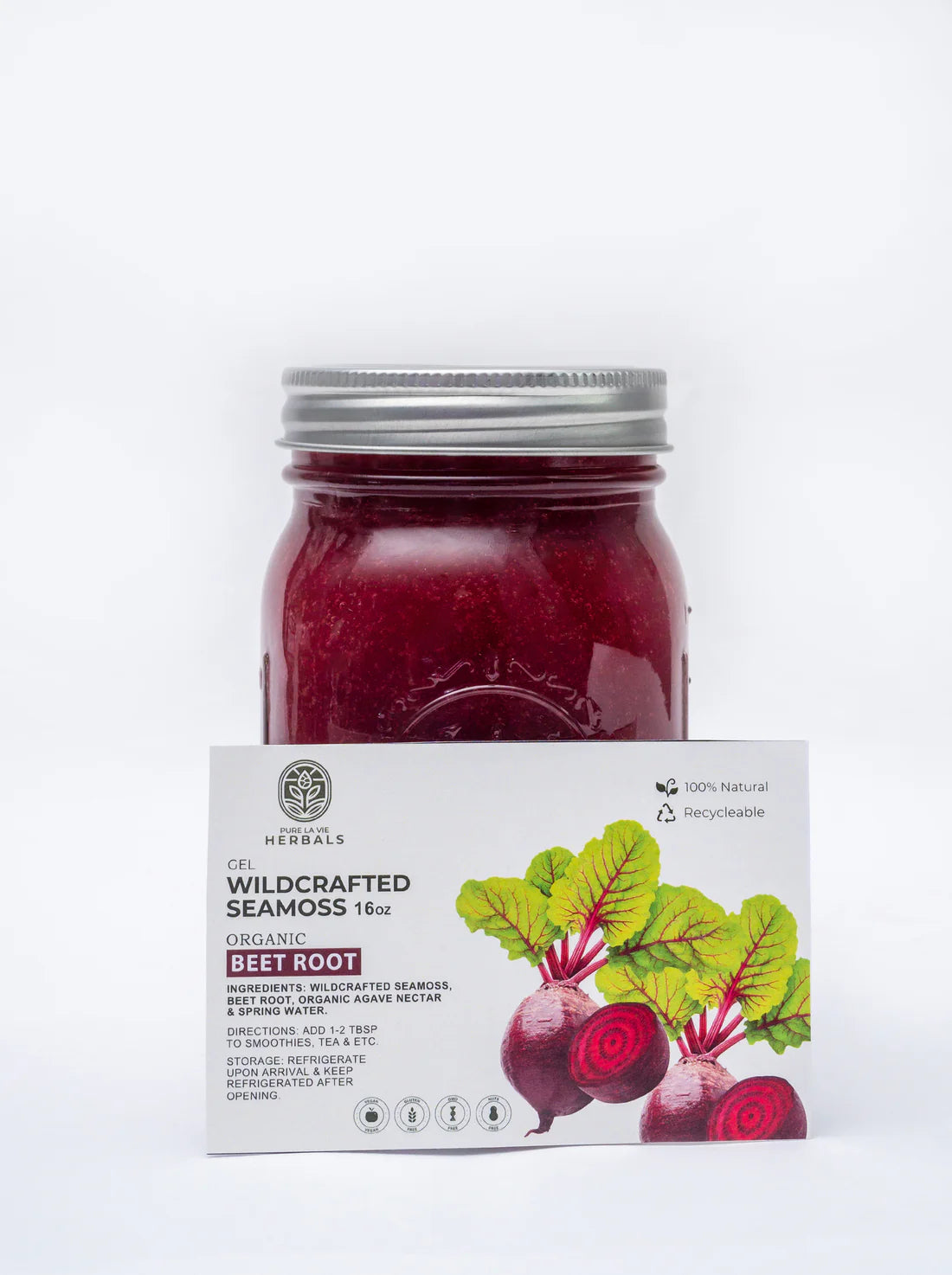 Organic Beet Root Sea Moss Gel 16oz